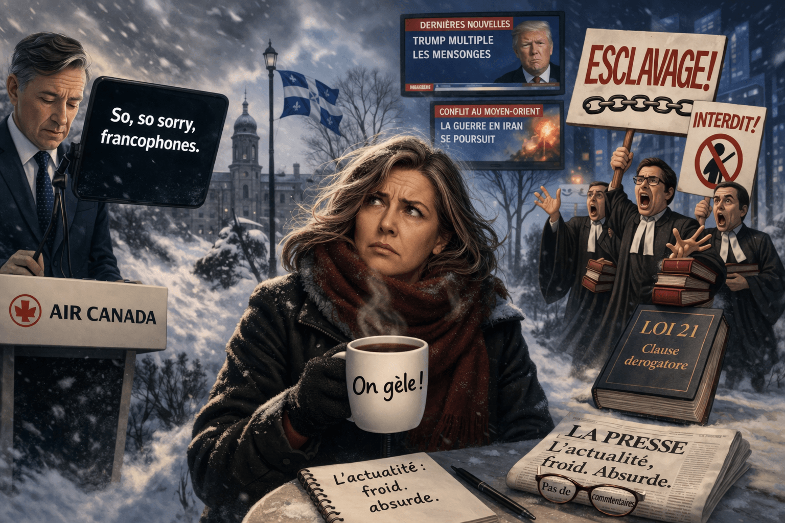 Les bitcheries de la semaine:
Le français du PDG et l’esclavage à l’horizon ?